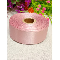 Атласная лента/ 2.5 см/ 23 метра/ пудровый