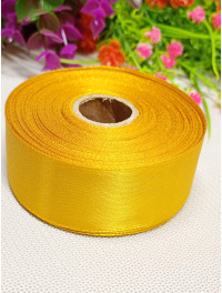 Атласна стрічка/2.5 см/23 метри/ золото