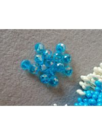 Кришталеві намистини/6 мм/15 шт.