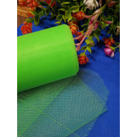 Фатин сітка/ салатовий/ Ширина 15 см. Ціна за 1 метр