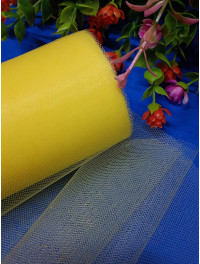 Фатин сітка/ лимоний / Ширина 15 см. Ціна за 1 метр