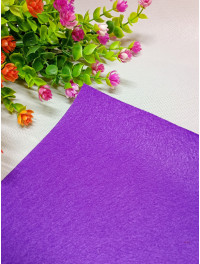 Фетр 1 мм м'який. Розмір 20 * 25 см. Колір фіолетовий