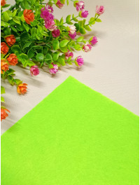 Фетр 1 мм м'який. Розмір 20 * 25 см. Колір салатовий