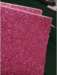 Фоміран глітерний із клейовою. Розмір 20×30 см. Колір — малиновий