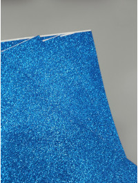 Фоміран глітерний із клейовою. Розмір 20×30 см. Колір синій