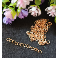 Подовжувачі. Довжина — 5 см. Паковання 10 шт. Колір — золото