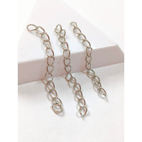 Удлинители. Длина - 5 см. Упаковка 10 шт. Цвет - сталь