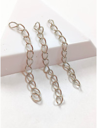 Подовжувачі. Довжина — 5 см. Паковання 10 шт. Колір — сталь