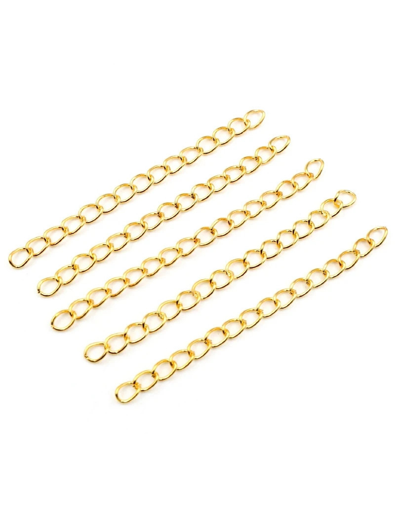 Подовжувачі. Довжина — 5 см. Паковання 10 шт. Колір — лимонне золото