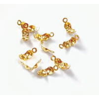 Каллоти / 0.8 мм /  лимонне золото /  10 штук