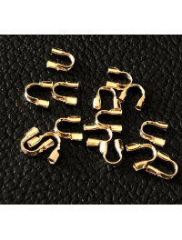 Протектори 4 мм. Паковання — 10 шт. Колір — лимонне золото