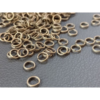 З'єднувальні кільця Подвійні. Розмір — 6 мм. Паковання — 20 шт. Колір — бронза