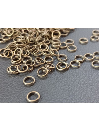 З'єднувальні кільця Подвійні. Розмір — 6 мм. Паковання — 20 шт. Колір — бронза