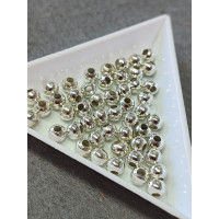 Металлические бусины "шар" Размер - 5 мм. (отв.2 мм)Цвет - серебро. Упаковка - 10 шт.