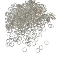 З'єднувальні кільця. Розмір — 8 мм. Паковання — 5 грамів (прим.60 шт.).  Колір — срібло