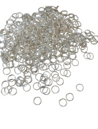 З'єднувальні кільця. Розмір — 8 мм. Паковання — 5 грамів (прим.60 шт.).  Колір — срібло