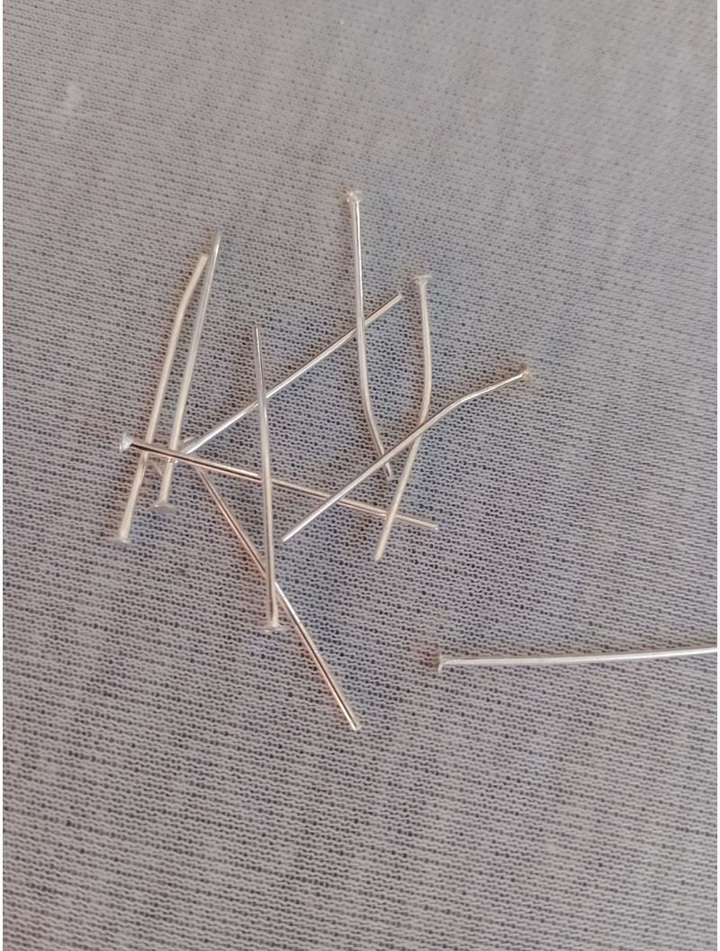 Пін гвоздики. Розмір — 2,8 см. Колір — срібло.  Паковання — 10 шт.