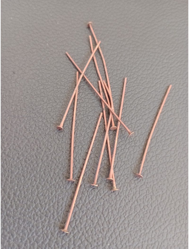 Пін гвоздики. Розмір — 4 см. Колір — червона бронза. Паковання — 10 шт.