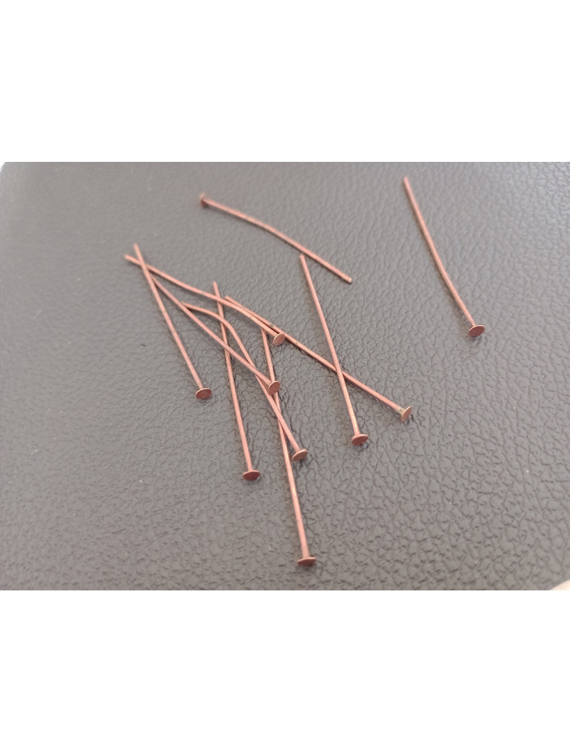 Пін гвоздики. Розмір — 4 см. Колір — червона бронза. Паковання — 10 шт.