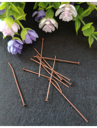 Пін гвоздики. Розмір — 4 см. Колір — червона бронза. Паковання — 10 шт.