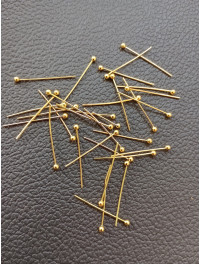 Піни 2 см. Колір — лимонне золото. Паковання — 10 шт.