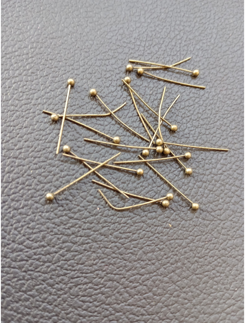 Піни 2 см. Колір бронза. Паковання — 10 шт.