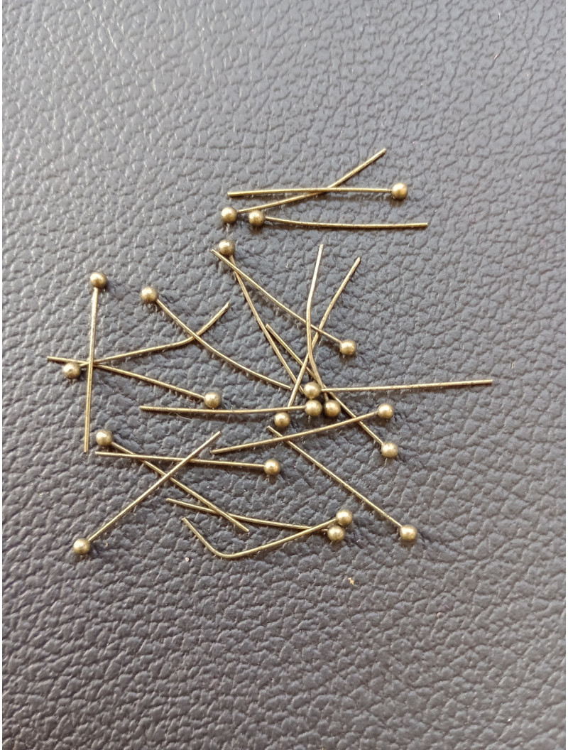 Піни 2 см. Колір бронза. Паковання — 10 шт.