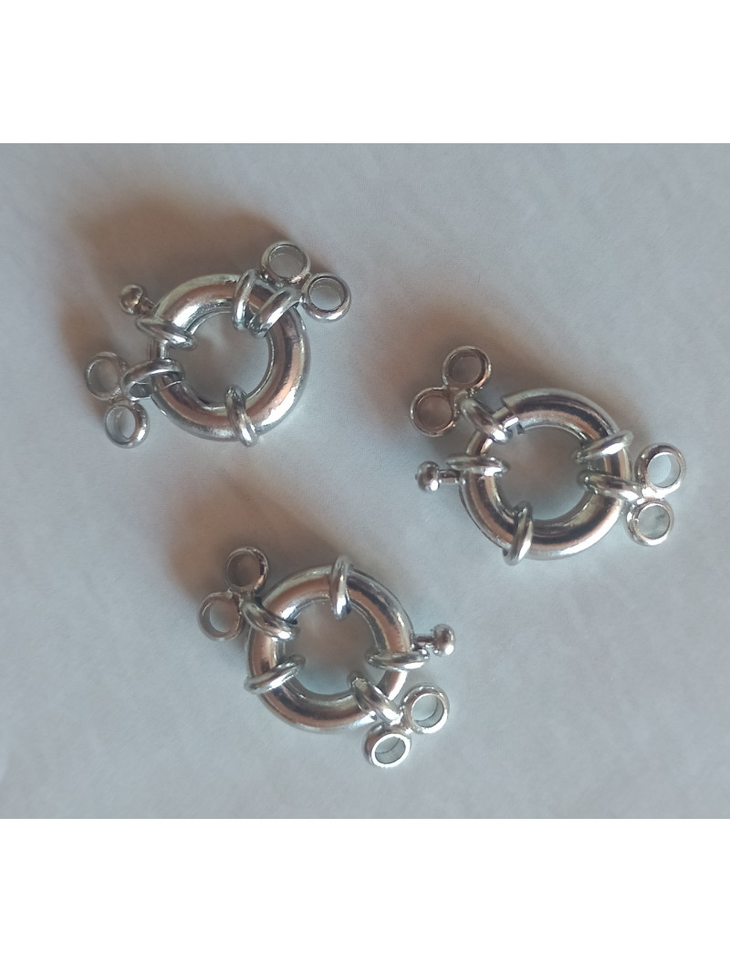 Застібка Шпрингельна на дві нитки метал колір: Сталь. розмір: 13мм