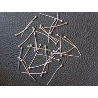 Піни 2 см. Колір — срібло. Паковання — 10 шт.