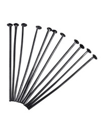 Пін гвоздики/3 см/чорний/ 10 шт.