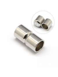 Замок-концевик магнітний Круглий 20х9мм, внутрішній діаметр 8 мм