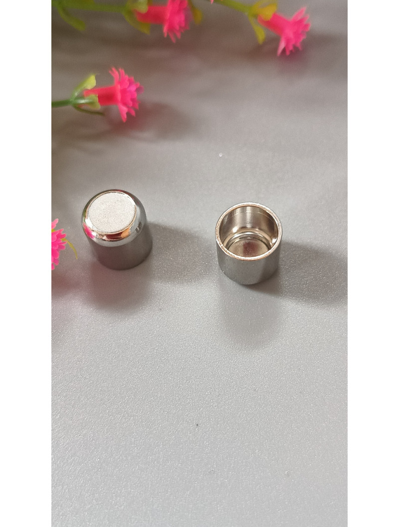 Замок-концевик магнітний Круглий 20х9мм, внутрішній діаметр 8 мм, сталь