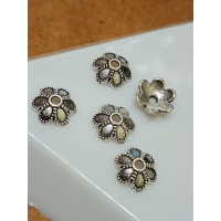 Обіймачі/7,5 мм/срібло/10 шт.