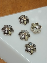 Обіймачі/7,5 мм/срібло/10 шт.