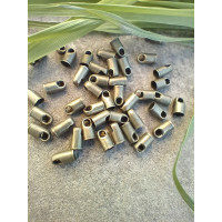 Затискач на волосінь. розмір 3.2 мм. Колір бронза. Паковання 10 шт.