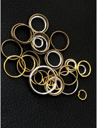 З'єднувальні кільця "Мікс". Упаковка - 10 грам.