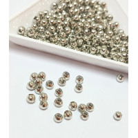Металлические бусины 3 мм/ сталь/ 50 шт.