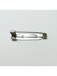 Заготовка для броші/срібло/32 мм/10 шт.