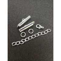 Набор для браслета. Цвет - серебро.