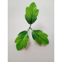 Штучний лист "дубок"/ 19 см