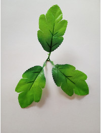 Штучний лист "дубок"/ 19 см