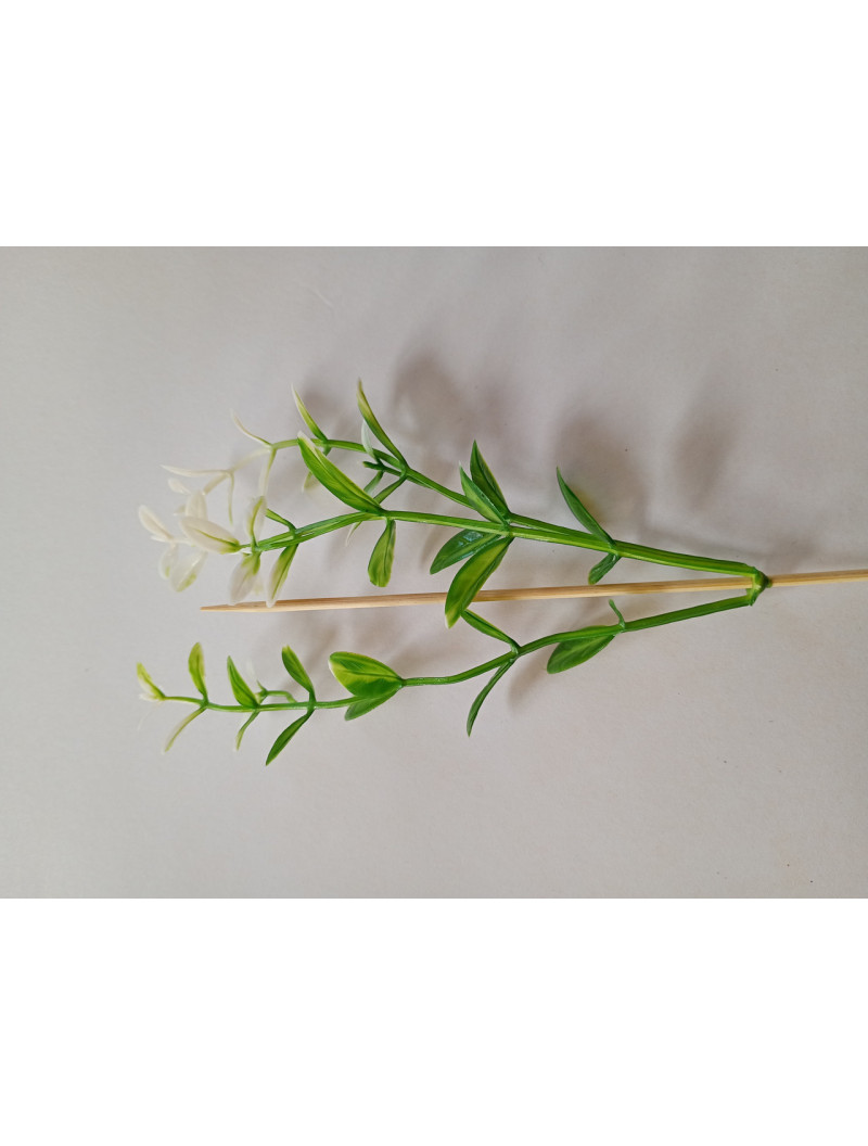 Добавка на ніжку/13 см/ салатовий з білим