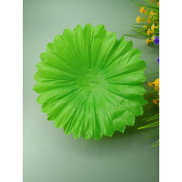 Искусственный лист подставка / диаметр 16 см / зелёный