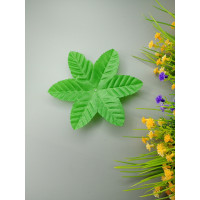 Штучний аркуш підставка/віддзеркалення 12 см/зелений