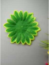 Штучний лист підставки/ діаметр 15 см/ салатово-зелений
