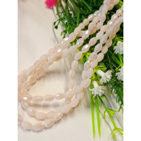 Кришталь/Овал/4×6мм/20 шт./бежевий з аб