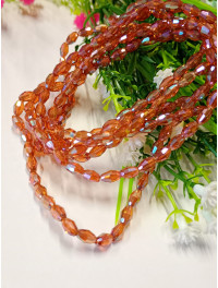 Кришталь/Овал/4×6мм/20 шт./техне шампанське