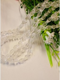 Кришталь/Овал/4×6мм/20 шт./прозорий