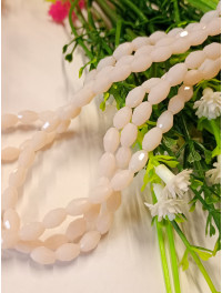 Кришталь/Овал/4×6мм/20 шт./бежевий