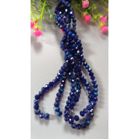 Хрустальные бусины "рондель" / 4 мм / 25 шт / двухцветный